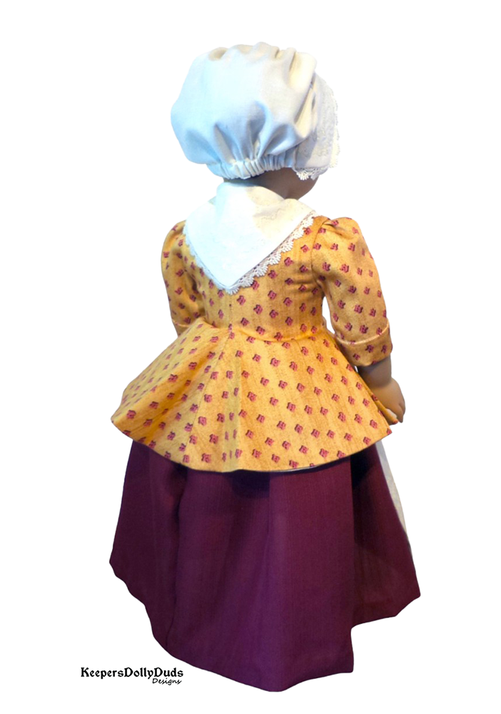 Keepers Dolly Duds Designs 18 Inch Historical Williamsburg 18" Doll Clothes Pattern Pixie Faire