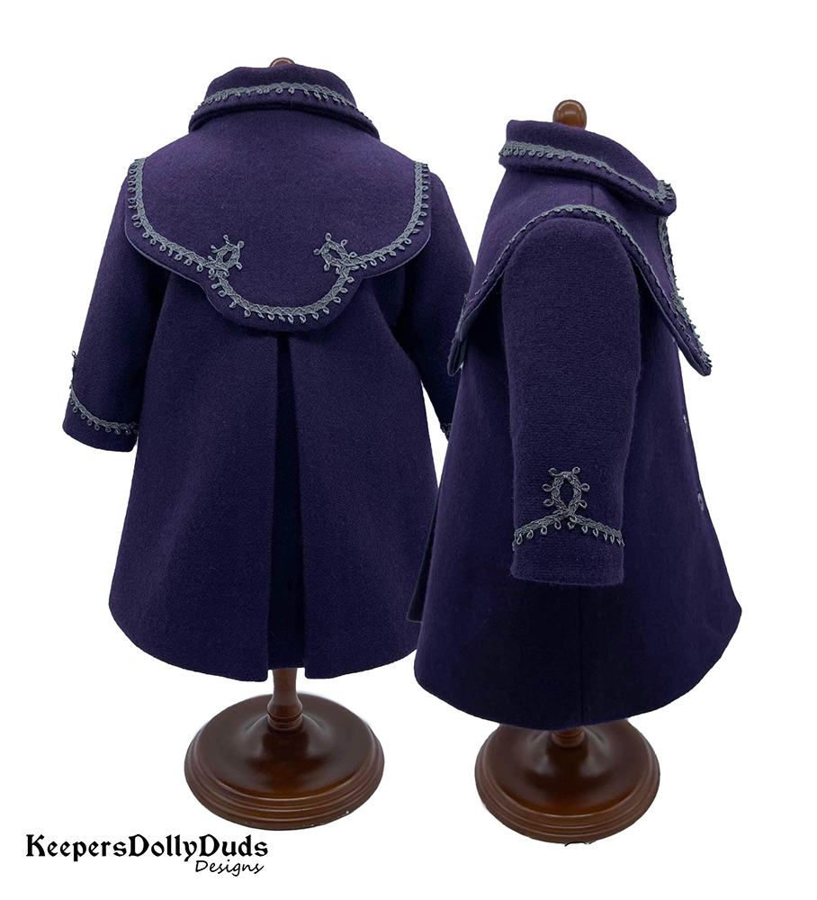 Keepers Dolly Duds Designs 18 Inch Historical 1910s Winter Holiday 18" Doll Clothes Pattern Pixie Faire