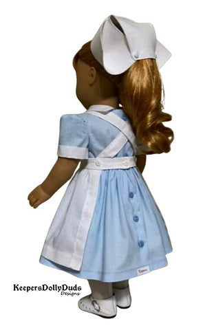 Keepers Dolly Duds Designs 18 Inch Historical 1940s Nursing Student 18" Doll Clothes Pattern Pixie Faire