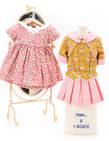 Keepers Dolly Duds Designs Promo 18 Inch Historical 1914 Pleated Frock 18" Doll Clothes Pattern Pixie Faire