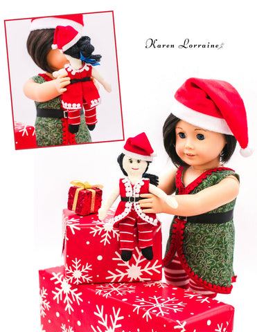 Karen Lorraine Design Mini The Occasional Elf 6" Mini Doll Clothes Pattern Pixie Faire