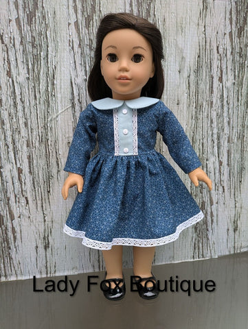 Lady Fox Boutique 18 Inch Modern A Day in the Garden Dress 18 Inch Doll Clothes Pattern Pixie Faire