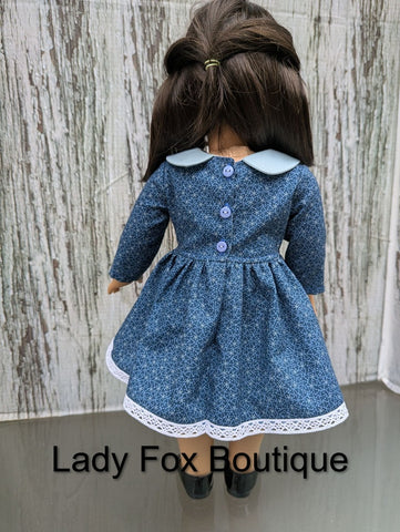 Lady Fox Boutique 18 Inch Modern A Day in the Garden Dress 18 Inch Doll Clothes Pattern Pixie Faire
