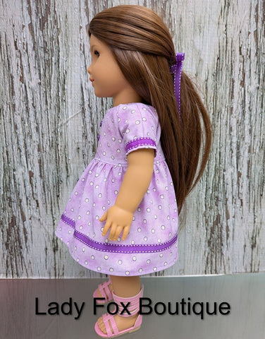 Lady Fox Boutique 18 Inch Modern Chamomile Dress 18 inch Doll Clothes Pattern Pixie Faire