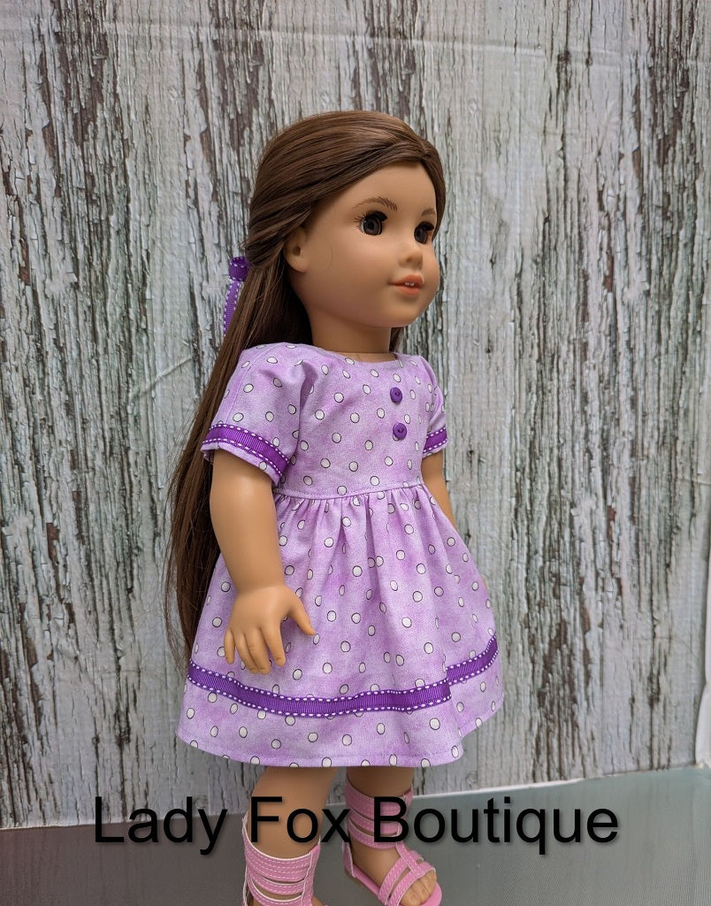 Lady Fox Boutique 18 Inch Modern Chamomile Dress 18 inch Doll Clothes Pattern Pixie Faire