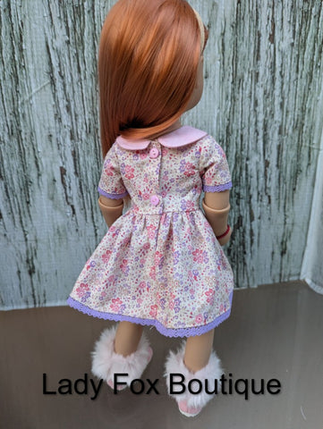 Lady Fox Boutique Gotz Little Kids A Day in the Garden Dress 14 Inch Doll Clothes Pattern for Gotz Little Kidz Pixie Faire