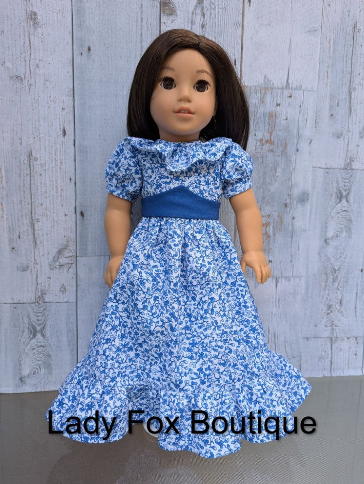 Lady Fox Boutique 18 Inch Modern Agatha Dress 18" Doll Clothes Pattern Pixie Faire