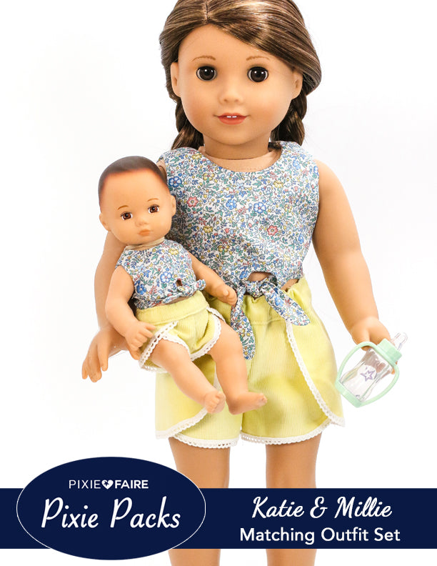 Pixie Faire Pixie Packs Pixie Packs Katie and Millie Matching Set Outfit Collection Pixie Faire