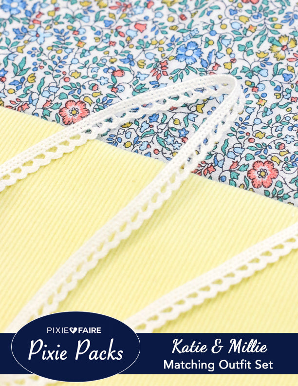 Pixie Faire Pixie Packs Pixie Packs Katie and Millie Matching Set Outfit Collection Pixie Faire