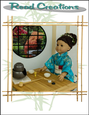 Read Creations 18 Inch Modern Kimono / Bathrobe 18" Doll Clothes Pattern Pixie Faire
