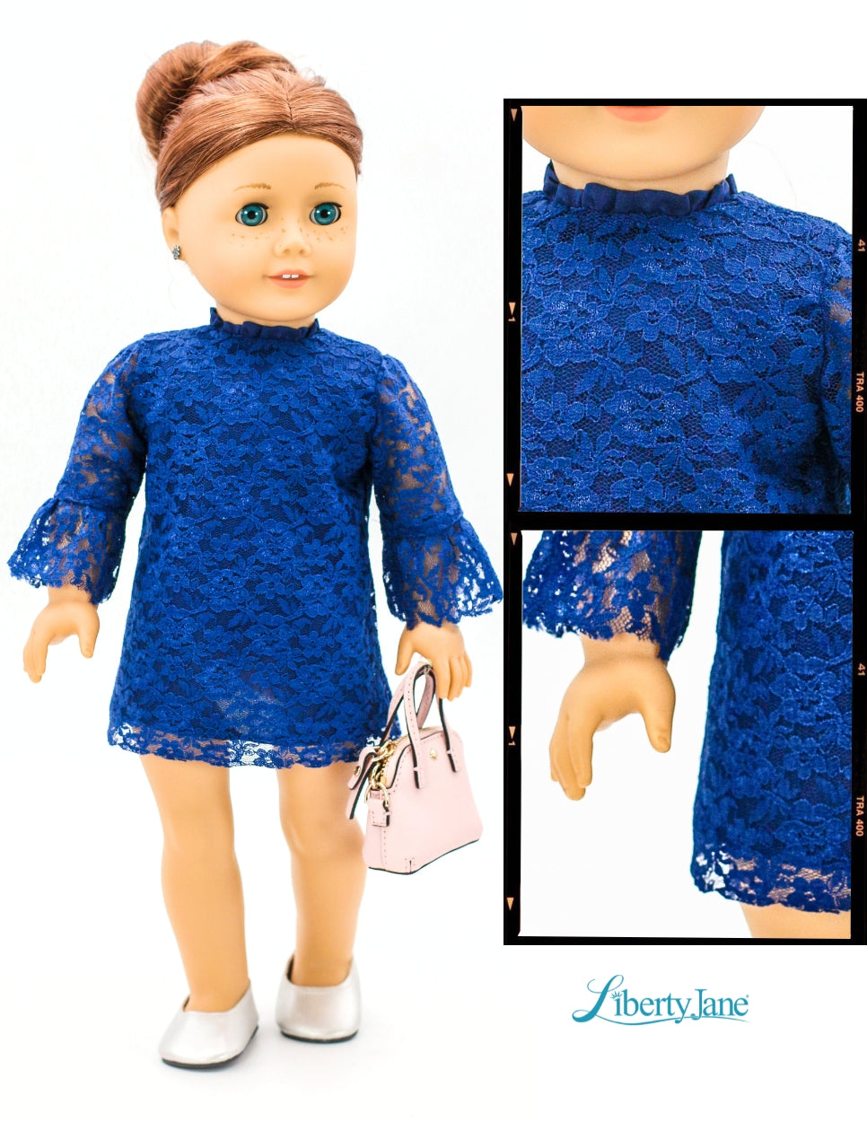 Liberty Jane Glaziers Hall Holiday Dress Doll Clothes Pattern 18 inch American Girl Dolls Liberty Jane Glaziers Hall Holiday Dress Doll Clothes Pattern 18 inch American Girl Dolls