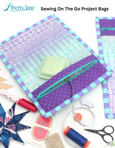 Liberty Jane 18 Inch Historical Sewing On The Go Project Bags Pattern Pixie Faire