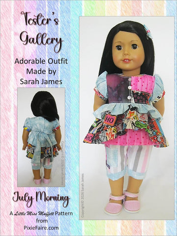 July Morning 18" Doll Clothes Pattern