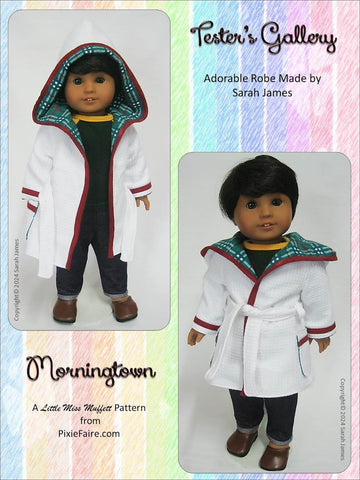 Little Miss Muffett 18 Inch Modern Morningtown 18" Doll Clothes Pattern Pixie Faire