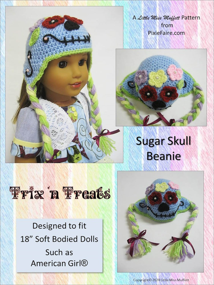 Little Miss Muffett Crochet Trix n Treats 18" Doll Clothes Crochet Pattern Pixie Faire