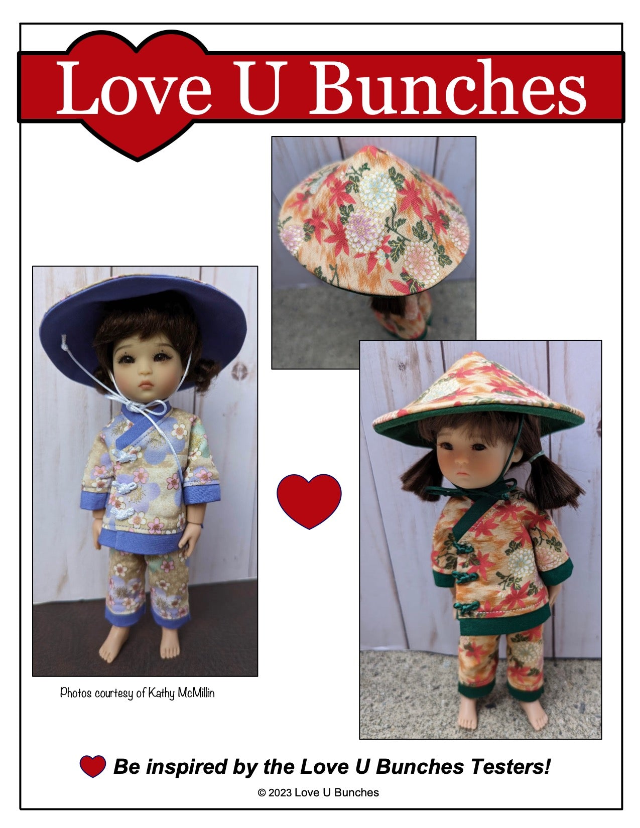 Love U Bunches 8" BJD Shanku Ensemble for 8 Inch BJD such as Ten Ping and Mini Sara Pixie Faire