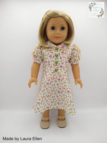 Eighteen Cotton Lane 18 Inch Historical Let's Be Friends! 18" Doll Clothes Pattern Pixie Faire