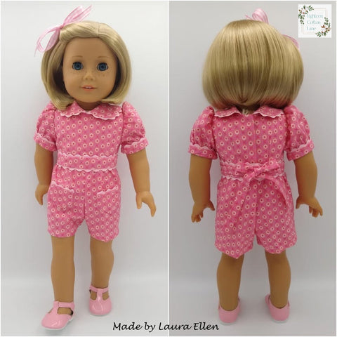 Eighteen Cotton Lane 18 Inch Historical Let's Plant a Victory Garden! 18" Doll Clothes Pattern Pixie Faire