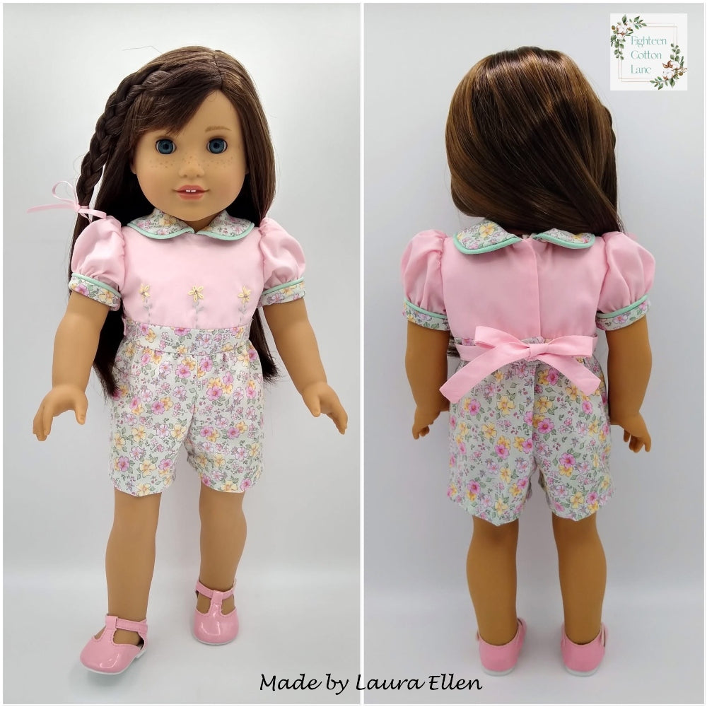 Eighteen Cotton Lane 18 Inch Historical Let's Plant a Victory Garden! 18" Doll Clothes Pattern Pixie Faire