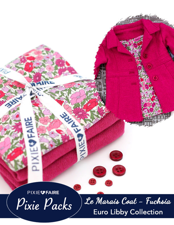 Pixie Faire Pixie Packs Pixie Packs Le Marais Euro Libby Collection Fuchsia Pixie Faire