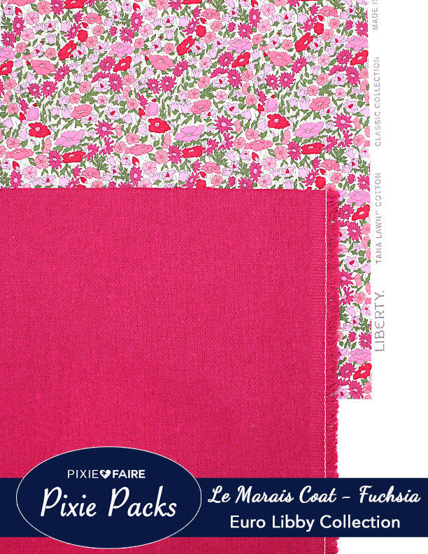 Pixie Faire Pixie Packs Pixie Packs Le Marais Euro Libby Collection Fuchsia Pixie Faire