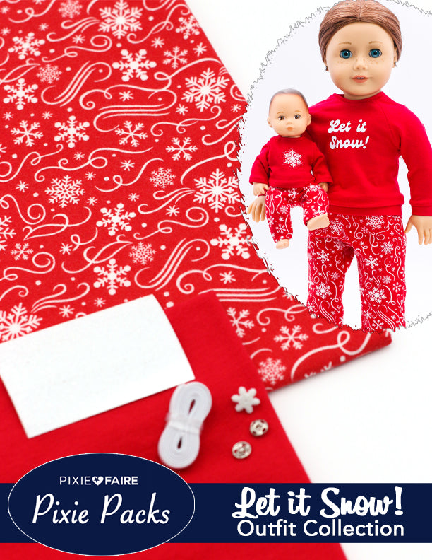Pixie Faire Pixie Packs Pixie Packs Let It Snow Pajamas Collection Pixie Faire