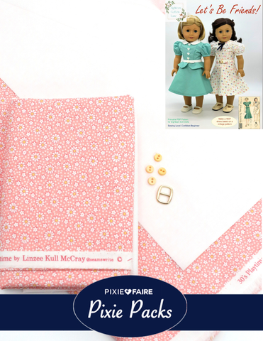 Pixie Faire Pixie Packs Pixie Pack - 30s Playtime Petal - Sewing Kit Pixie Faire