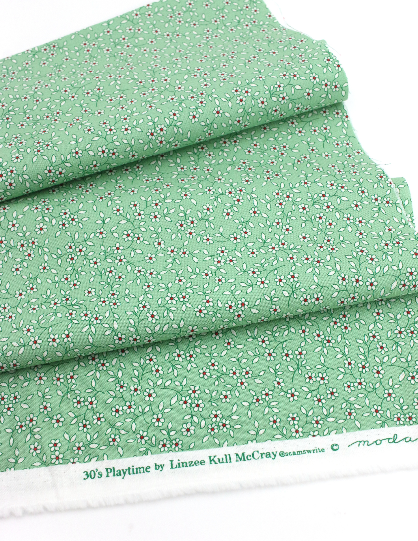Pixie Faire Pixie Packs Pixie Pack - 30s Playtime Aloe - Sewing Kit Pixie Faire