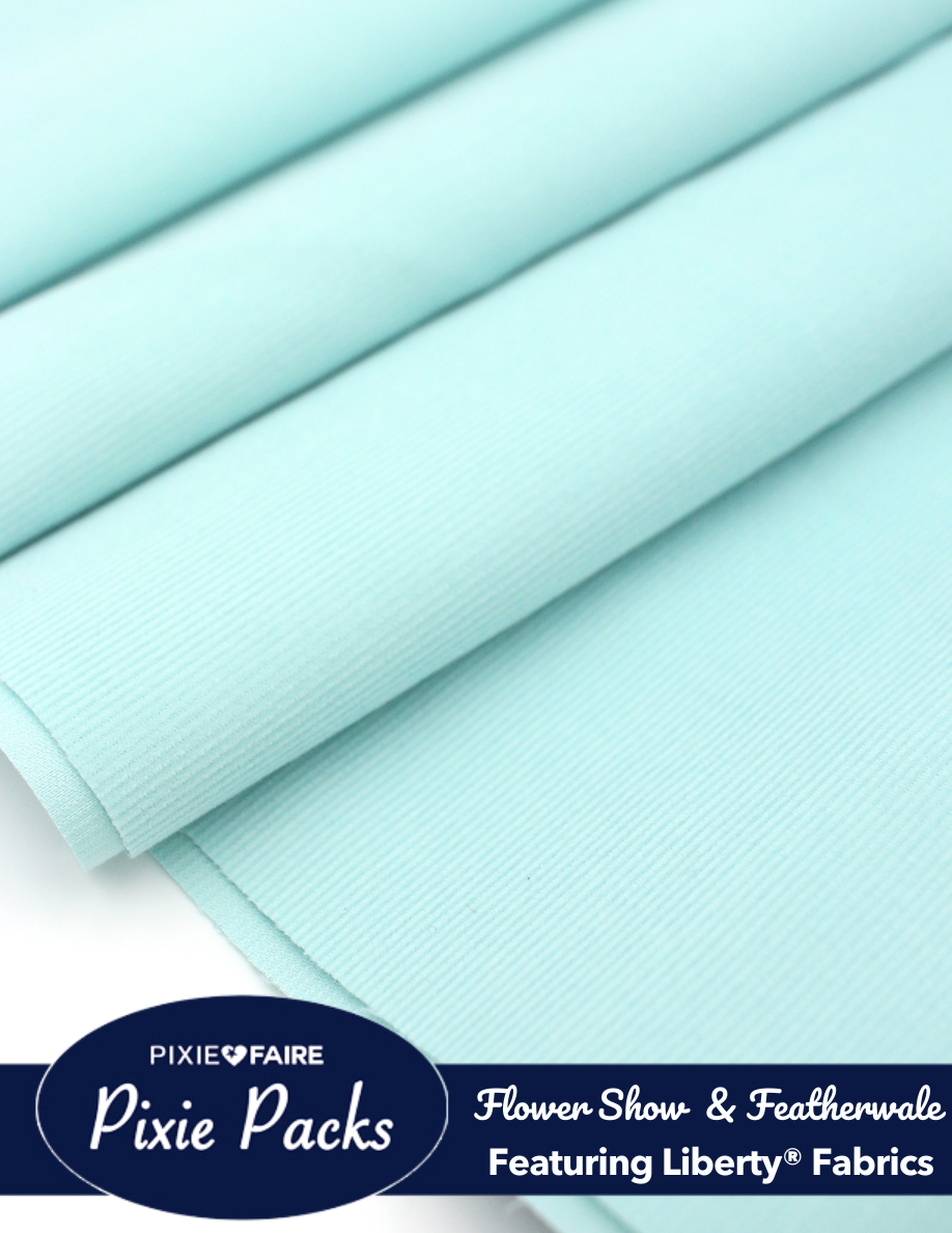 Pixie Faire Pixie Packs Pixie Packs Liberty Suffolk Fields & Aqua Featherwale Corduroy Pixie Faire