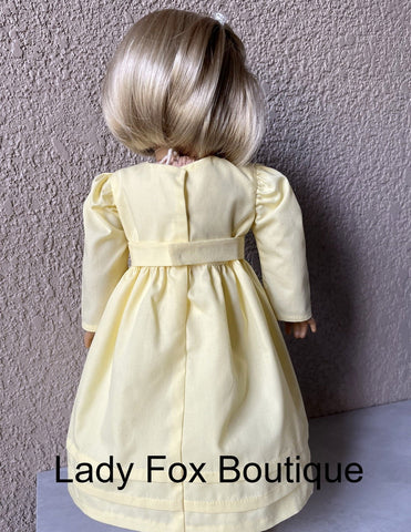 Lady Fox Boutique 18 Inch Historical Sweet Caramel Dress 18 Inch Doll Clothes Pattern Pixie Faire