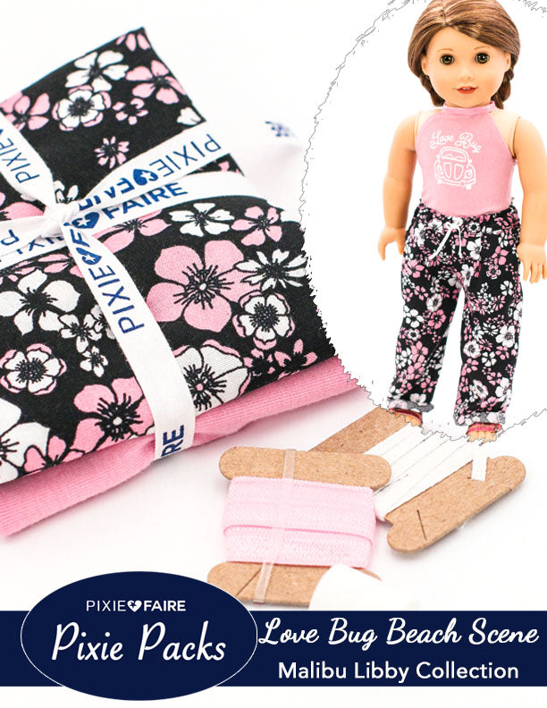 Pixie Faire Pixie Packs Pixie Packs Love Bug Beach Scene Malibu Libby Collection Pixie Faire