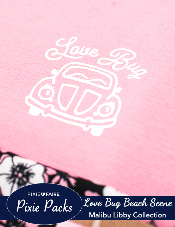 Pixie Faire Pixie Packs Pixie Packs Love Bug Beach Scene Malibu Libby Collection Pixie Faire