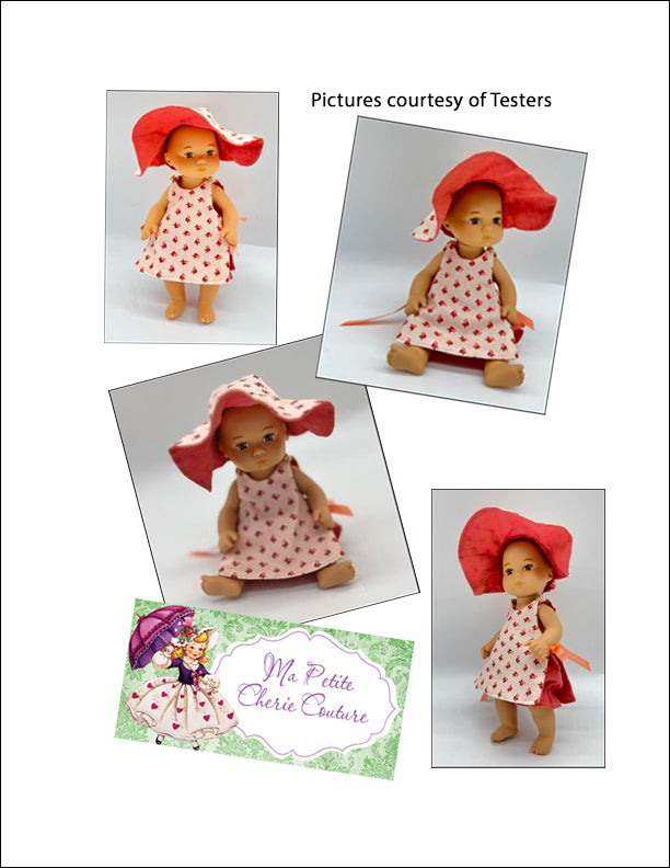 Mon Petite Cherie Couture Bitty Baby/Twin Janine 8" Baby Doll Clothes Pattern Pixie Faire