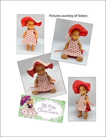 Mon Petite Cherie Couture Bitty Baby/Twin Janine 8" Baby Doll Clothes Pattern Pixie Faire