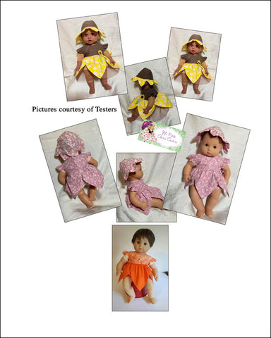Mon Petite Cherie Couture Bitty Baby/Twin Zahara Outfit 15" Baby Doll Clothes Pattern Pixie Faire