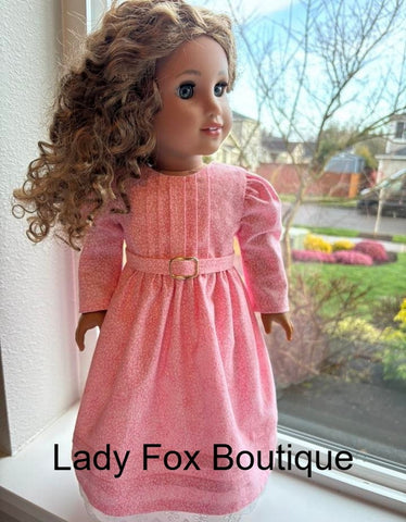 Lady Fox Boutique 18 Inch Historical Sweet Caramel Dress 18 Inch Doll Clothes Pattern Pixie Faire