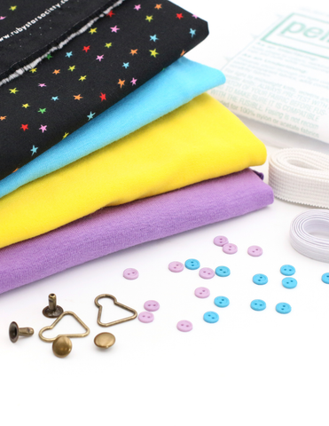 Pixie Faire Pixie Packs Pixie Pack - Mini Starry Rainbow Ruby Star -  Mix and Match Outfits Kit Pixie Faire