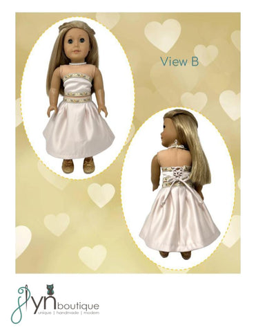 J Lyn Boutique BOGO 18 Inch Modern Modern Wedding 18" Doll Clothes Pattern Pixie Faire