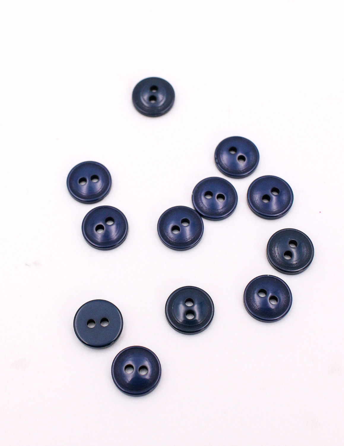 Pixie Faire Pixie Packs Pixie Packs Buttons - Navy Blue 2-Hole Resin 3/8" Pixie Faire