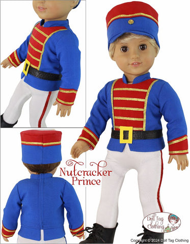 Doll Tag Clothing 18 Inch Modern Nutcracker Prince 18" Doll Clothes Pattern Pixie Faire