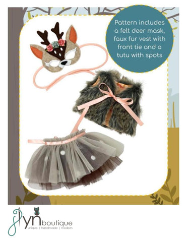 My Sunshine Dolls 18 Inch Modern Oh Deer! Dress-Up 18" Doll Clothes Pattern Pixie Faire