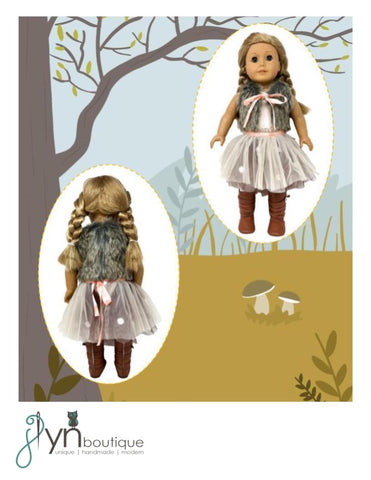 My Sunshine Dolls 18 Inch Modern Oh Deer! Dress-Up 18" Doll Clothes Pattern Pixie Faire