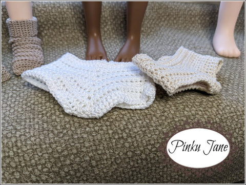 Pinku Jane Gorjuss Basic Crochet Panties Crochet Pattern For 12-12.5" Gorjuss and Siblies Dolls Pixie Faire