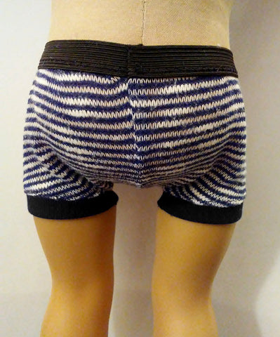 Dollhouse Designs 18 Inch Boy Doll Boys Underwear 18" Doll Clothes Pattern Pixie Faire