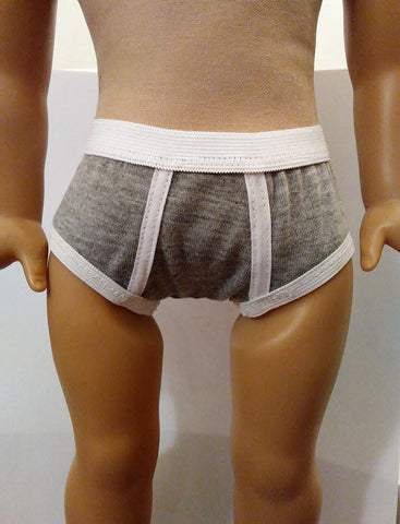 Dollhouse Designs 18 Inch Boy Doll Boys Underwear 18" Doll Clothes Pattern Pixie Faire