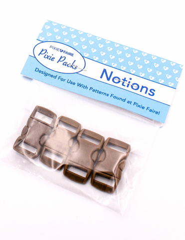 Pixie Faire Pixie Packs Pixie Packs 1/2" Parachute Buckles Set of 4 Pixie Faire