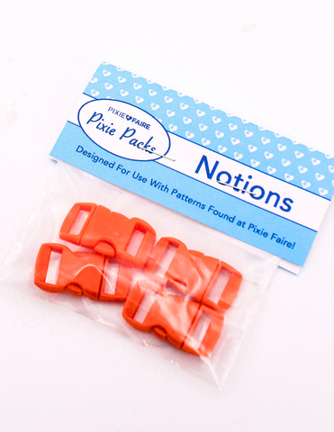 Pixie Faire Pixie Packs Pixie Packs 1/2" Parachute Buckles Set of 4 Pixie Faire