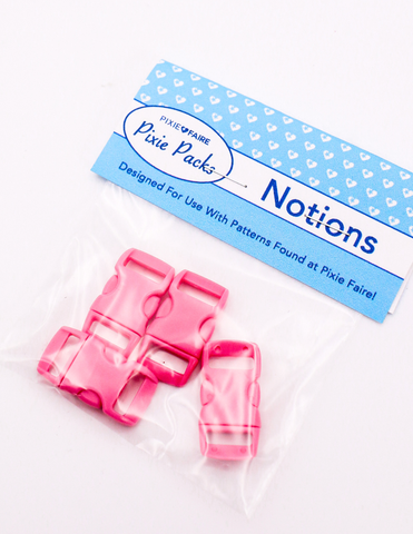 Pixie Faire Pixie Packs Pixie Packs 1/2" Parachute Buckles Set of 4 Pixie Faire