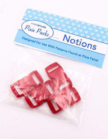 Pixie Faire Pixie Packs Pixie Packs 1/2" Parachute Buckles Set of 4 Pixie Faire