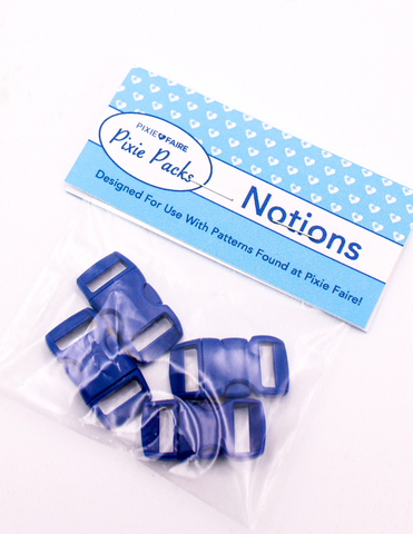 Pixie Faire Pixie Packs Pixie Packs 1/2" Parachute Buckles Set of 4 Pixie Faire